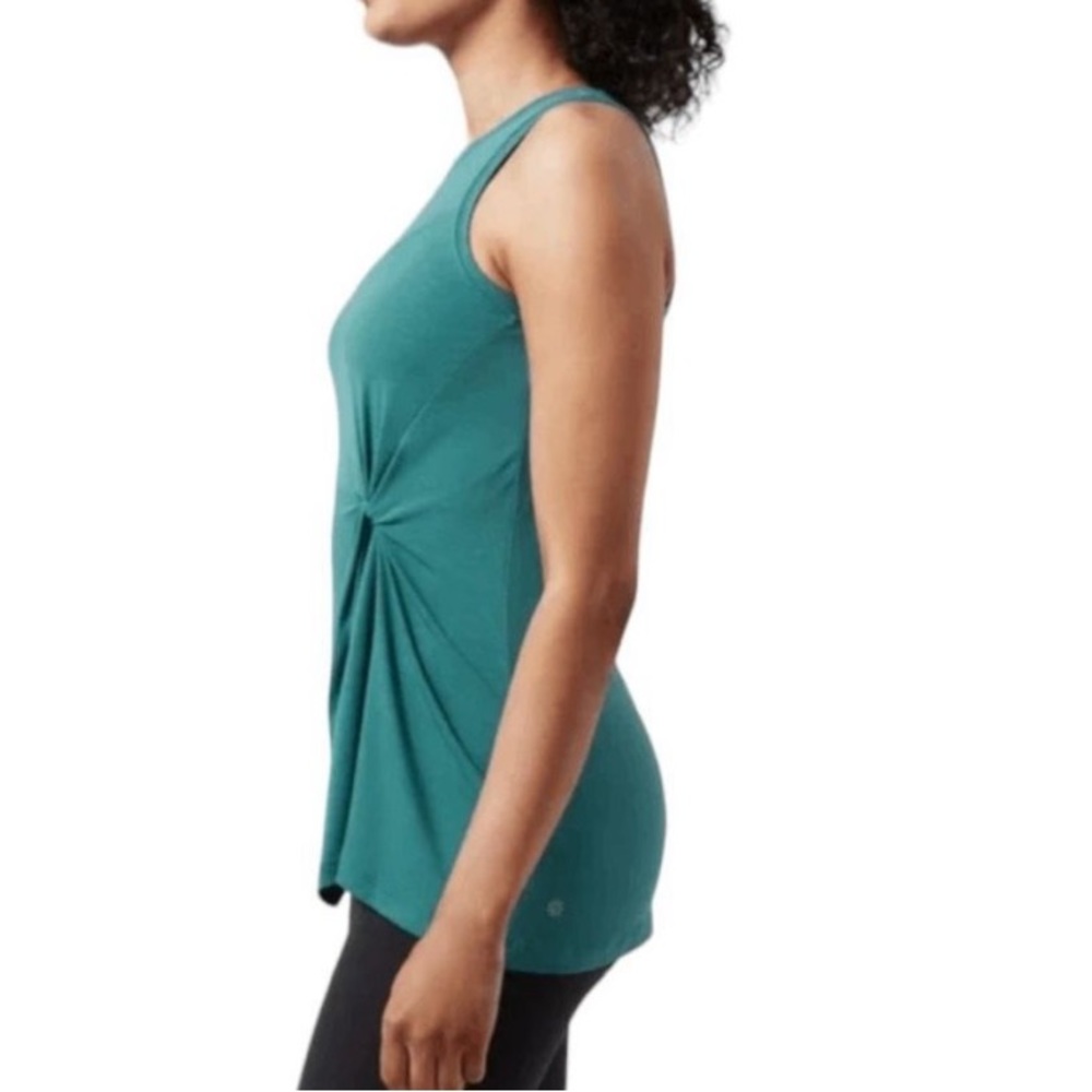 Athleta Teal Twist Workout Tank - Picture 9 of 9